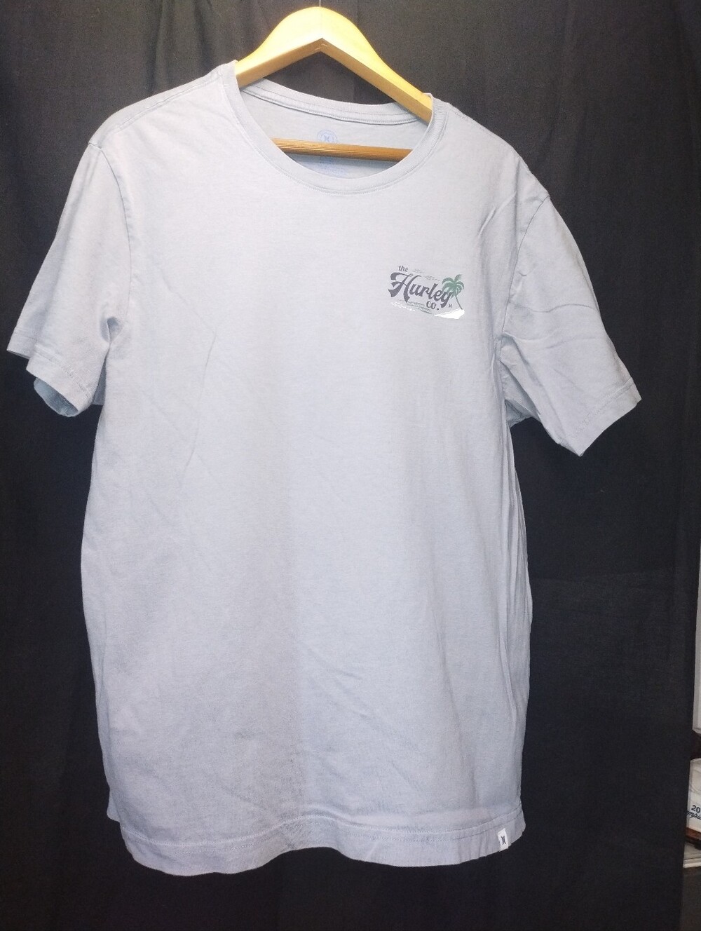Men's Hurley T-shirt size XL gray/blue